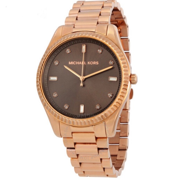 Michael Kors Blake Brown Dial Rose Gold Watch - Picture 2 of 10